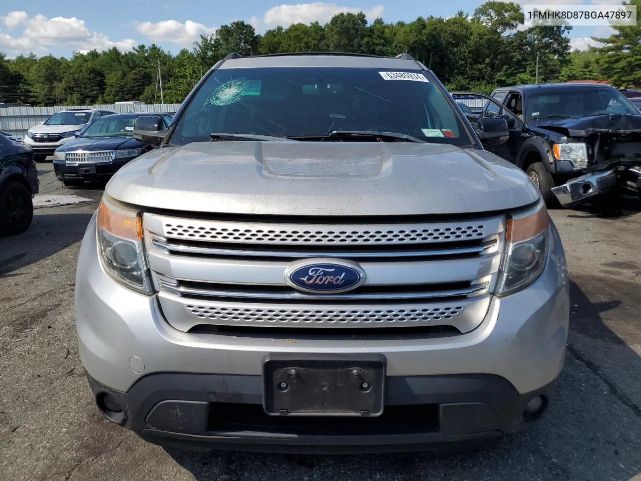 2011 Ford Explorer Xlt VIN: 1FMHK8D87BGA47897 Lot: 63485934