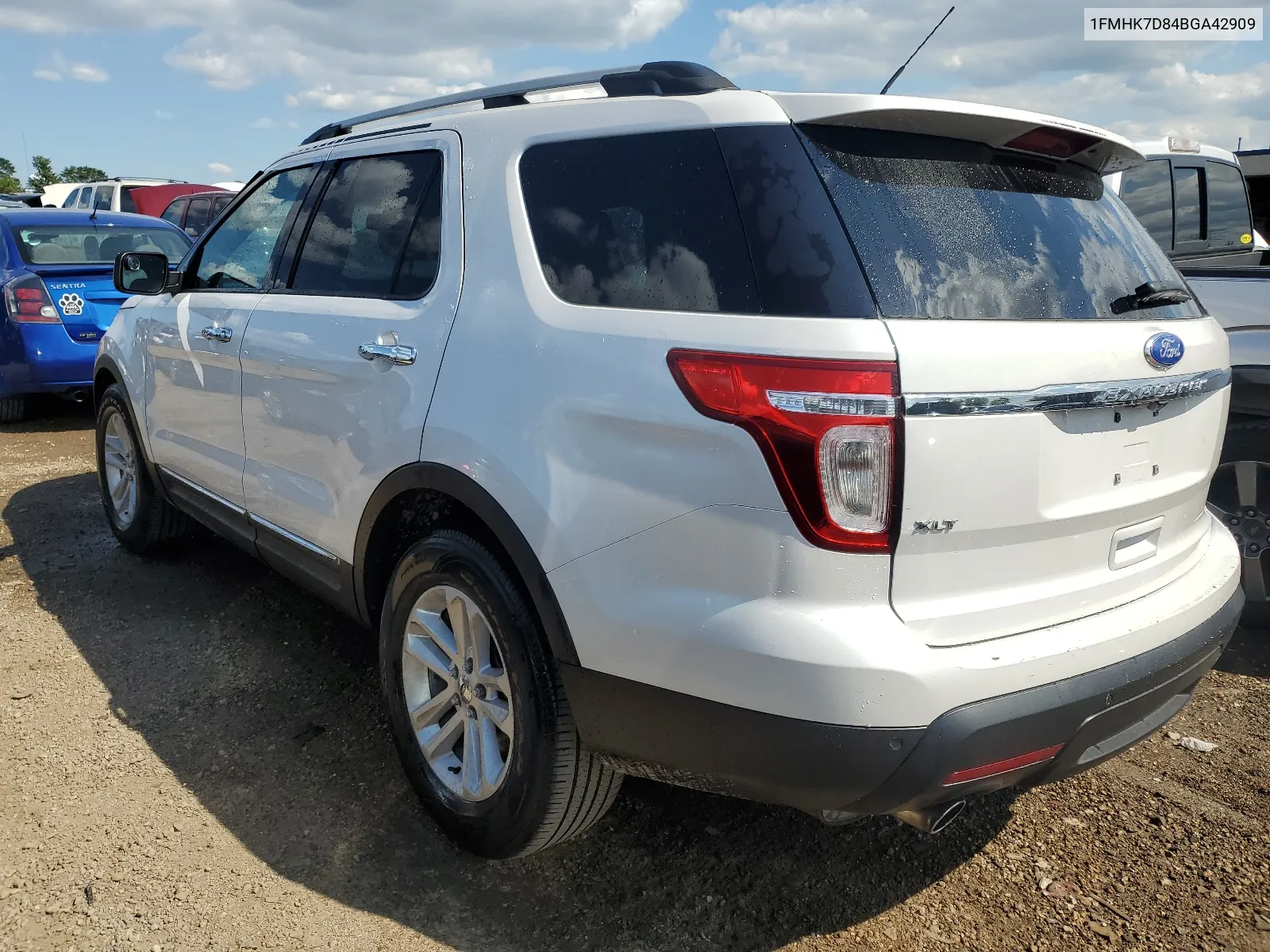 2011 Ford Explorer Xlt VIN: 1FMHK7D84BGA42909 Lot: 63639494