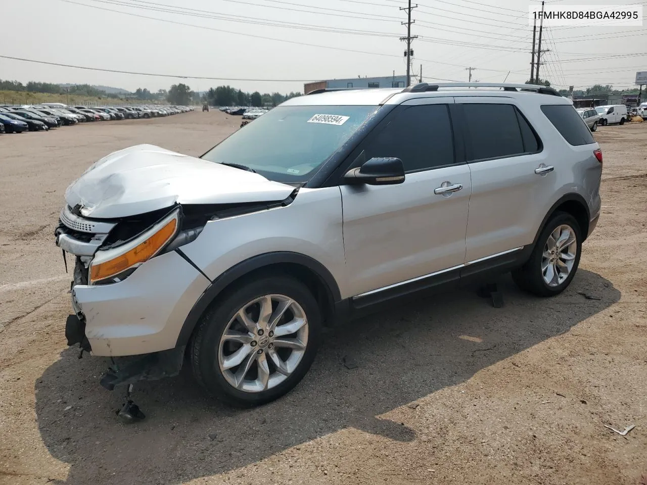 2011 Ford Explorer Xlt VIN: 1FMHK8D84BGA42995 Lot: 64098594