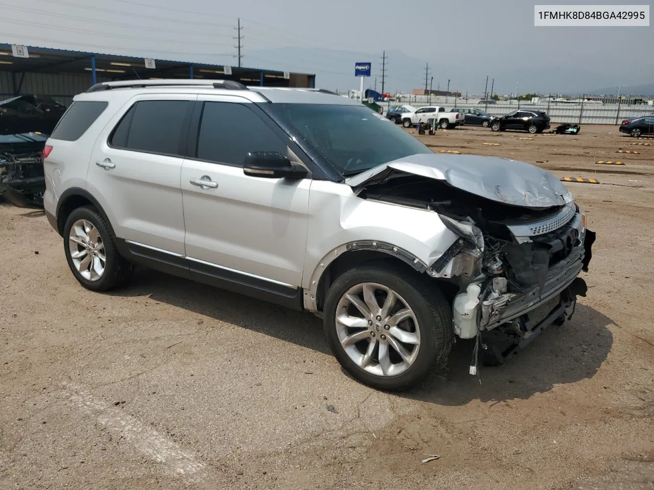 2011 Ford Explorer Xlt VIN: 1FMHK8D84BGA42995 Lot: 64098594