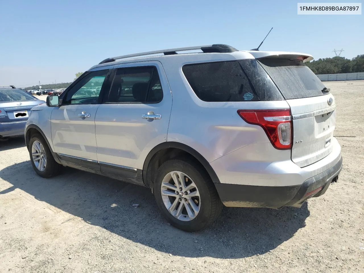 2011 Ford Explorer Xlt VIN: 1FMHK8D89BGA87897 Lot: 64897714