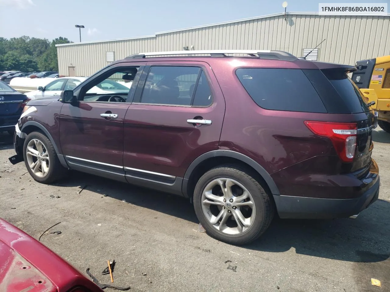 1FMHK8F86BGA16802 2011 Ford Explorer Limited