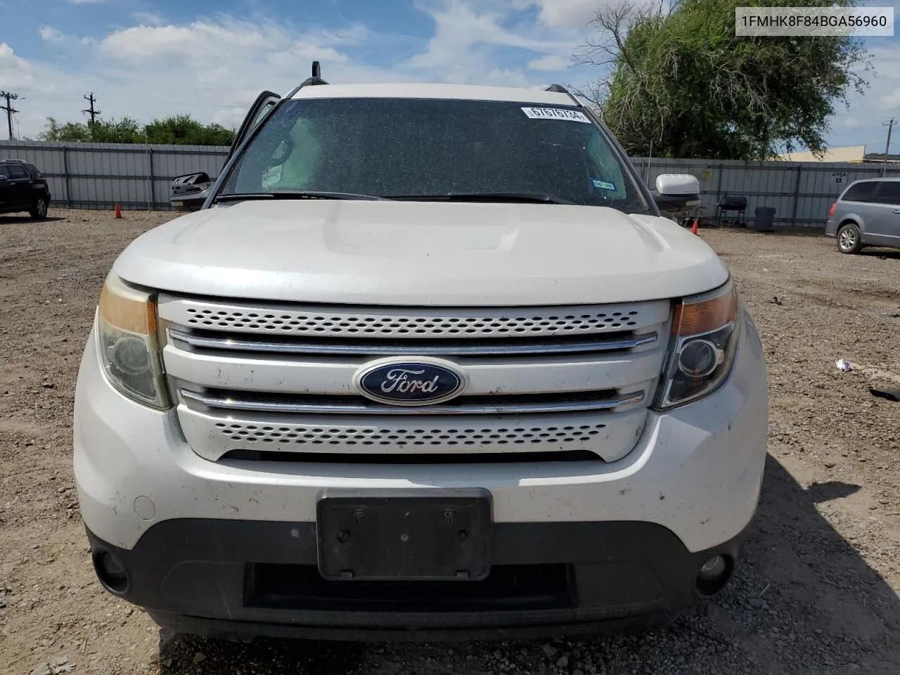 2011 Ford Explorer Limited VIN: 1FMHK8F84BGA56960 Lot: 67676734