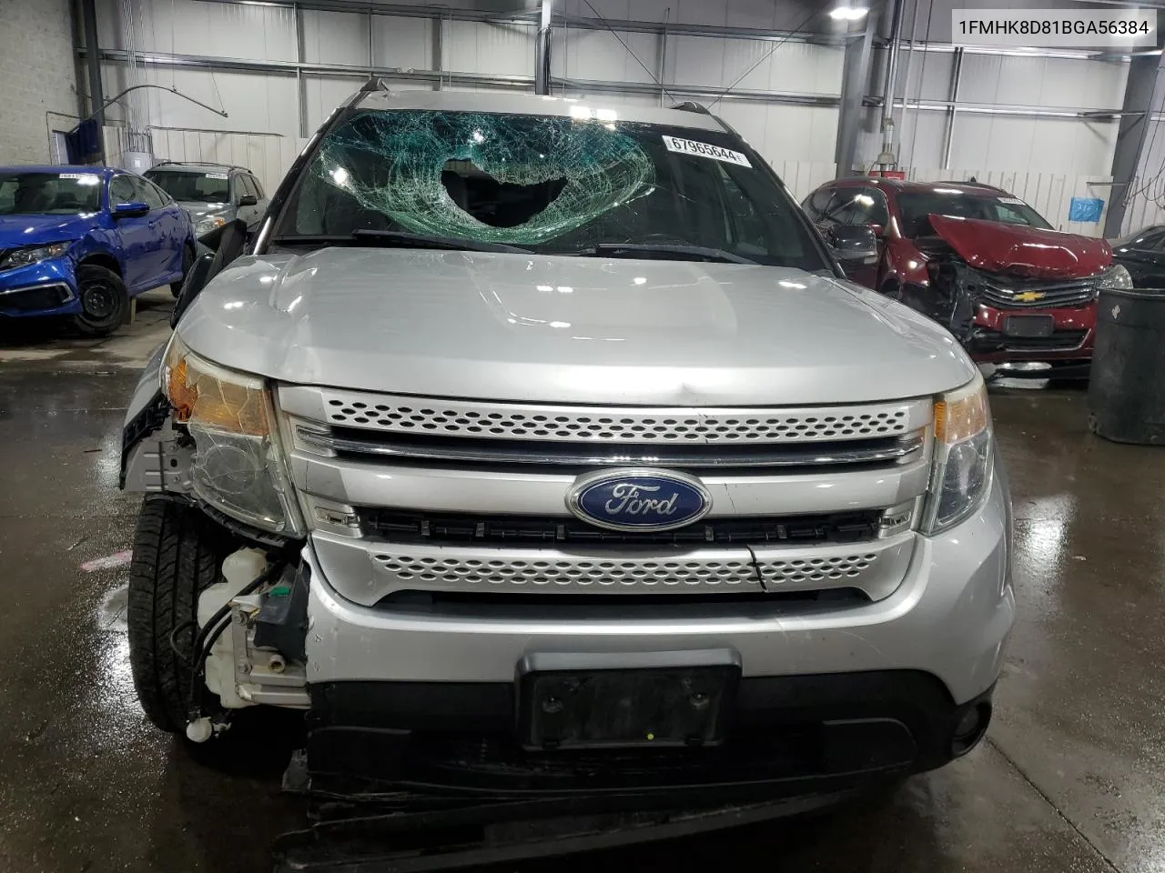 2011 Ford Explorer Xlt VIN: 1FMHK8D81BGA56384 Lot: 67965644