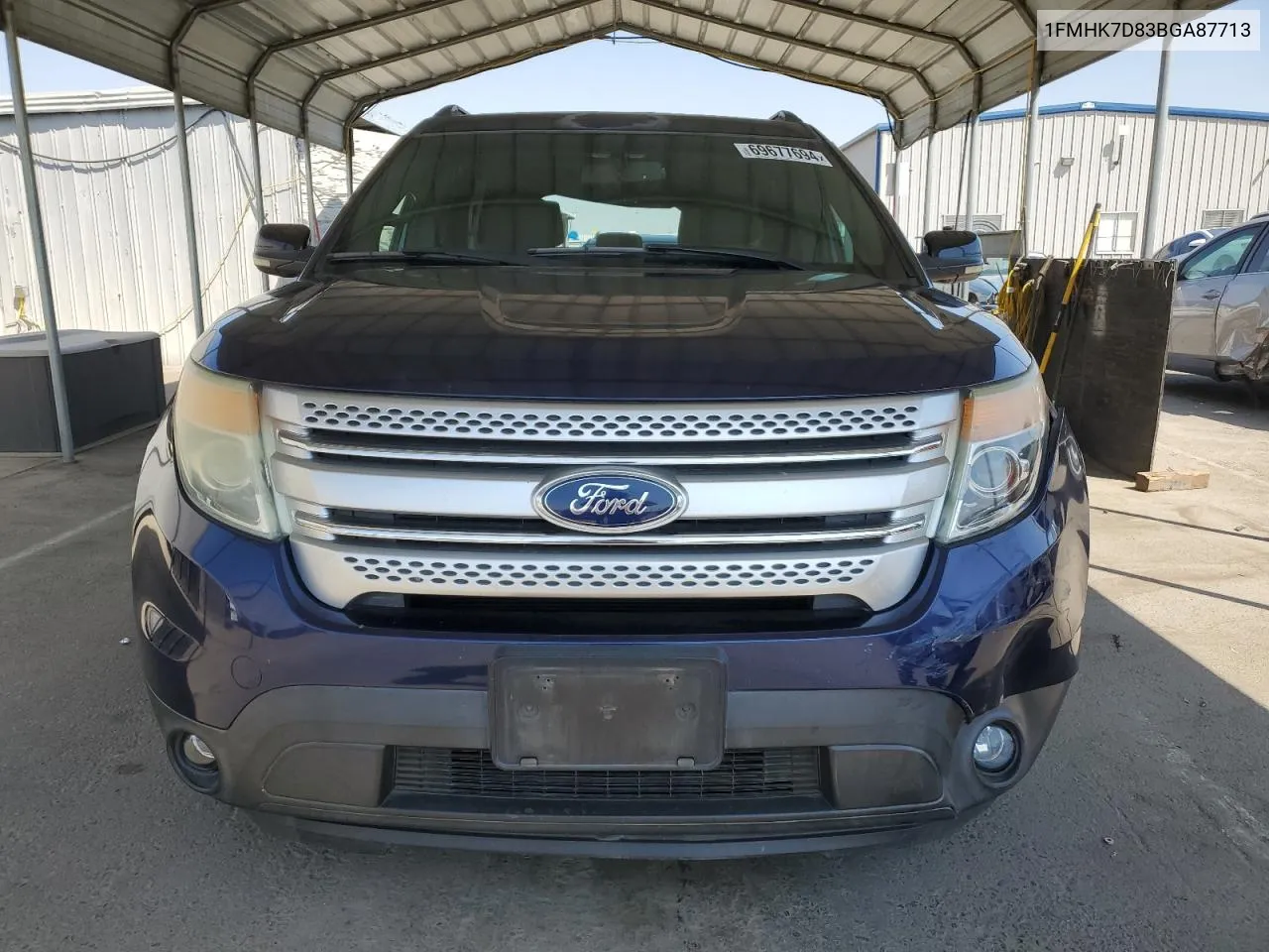 2011 Ford Explorer Xlt VIN: 1FMHK7D83BGA87713 Lot: 69677694