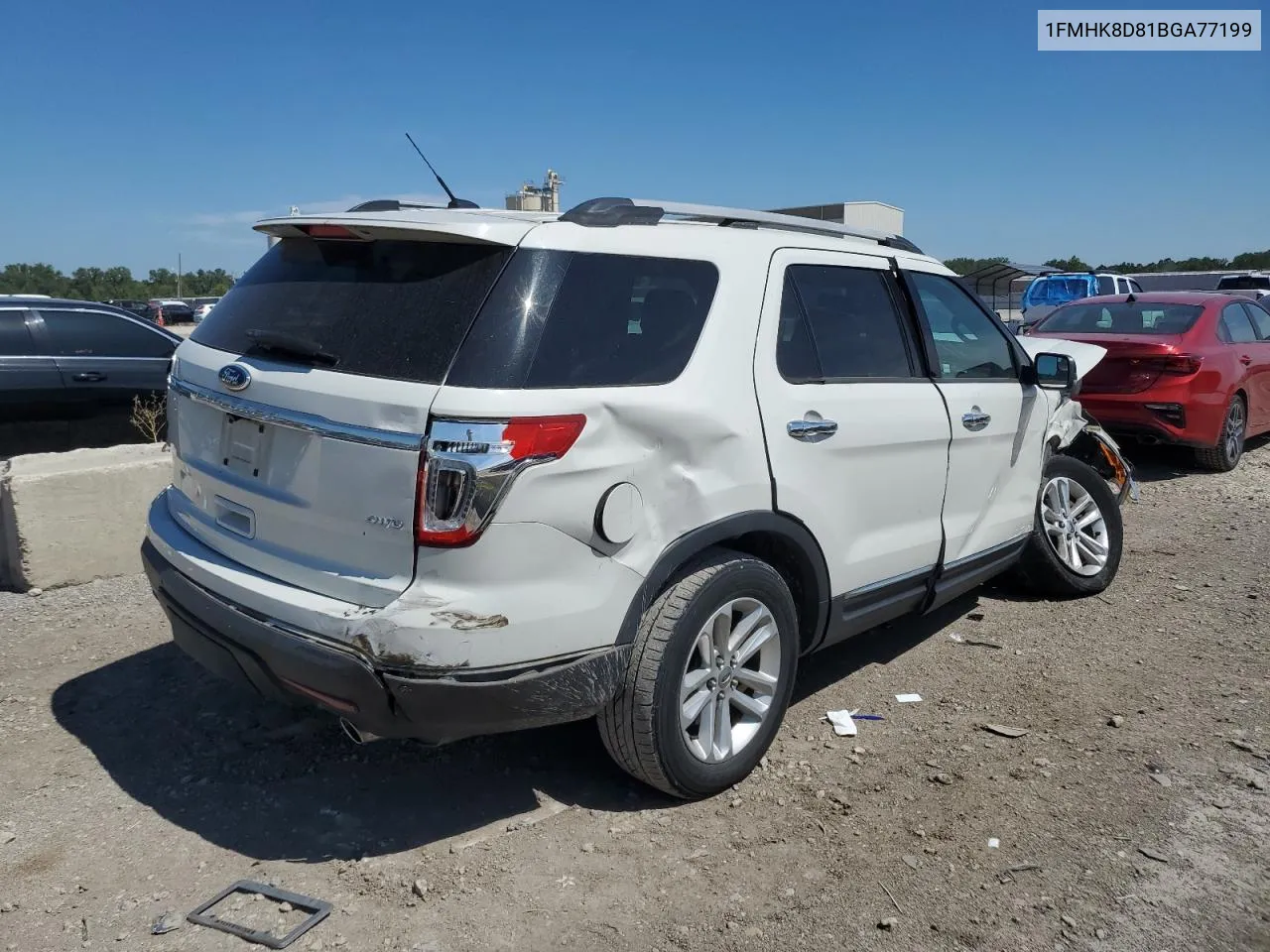 2011 Ford Explorer Xlt VIN: 1FMHK8D81BGA77199 Lot: 69879514