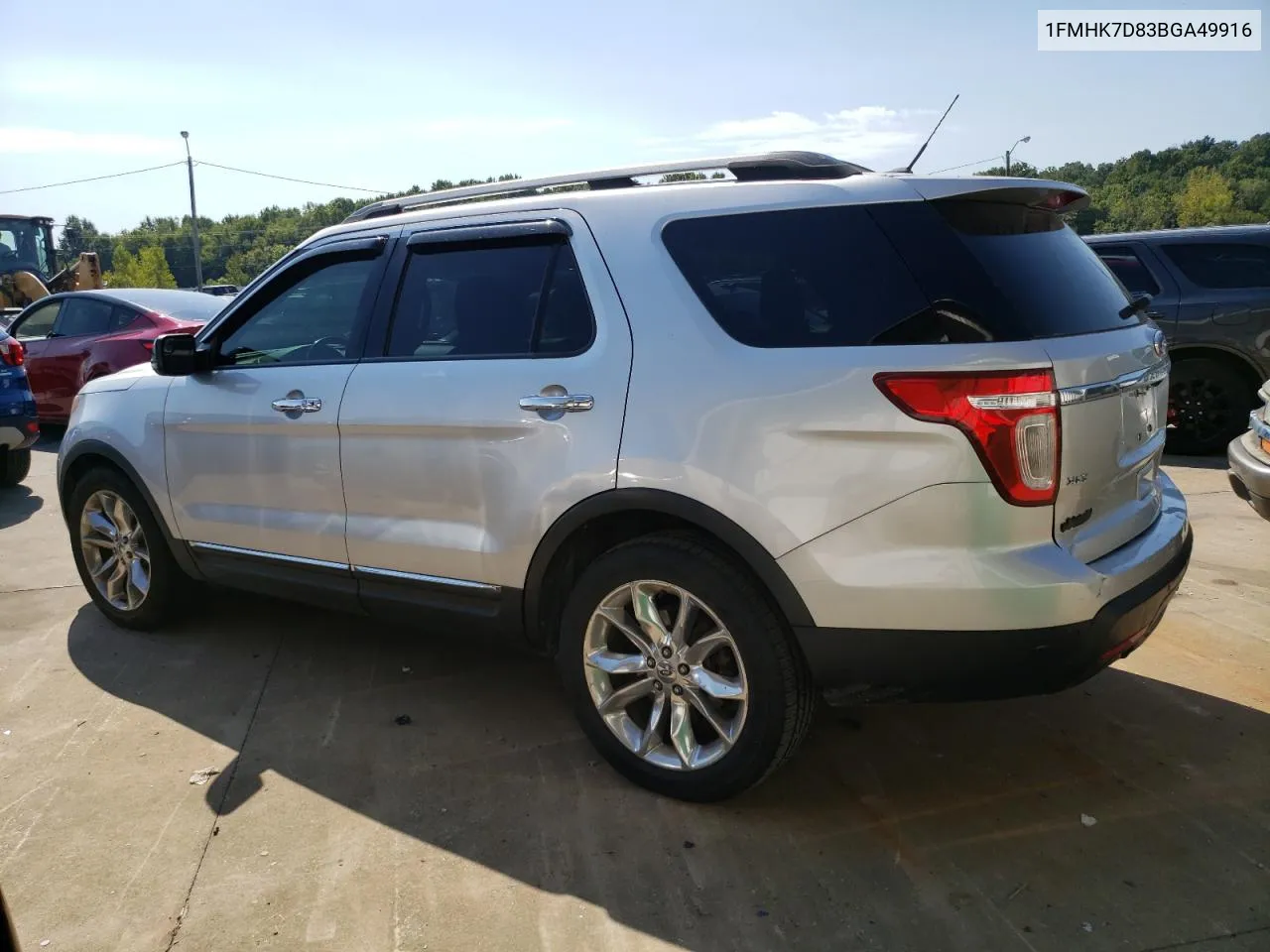 2011 Ford Explorer Xlt VIN: 1FMHK7D83BGA49916 Lot: 70289184