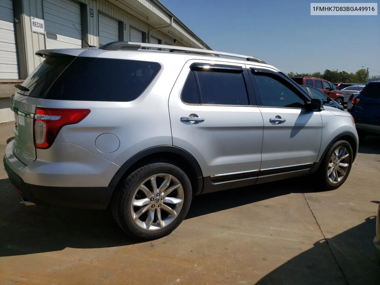 2011 Ford Explorer Xlt VIN: 1FMHK7D83BGA49916 Lot: 70289184