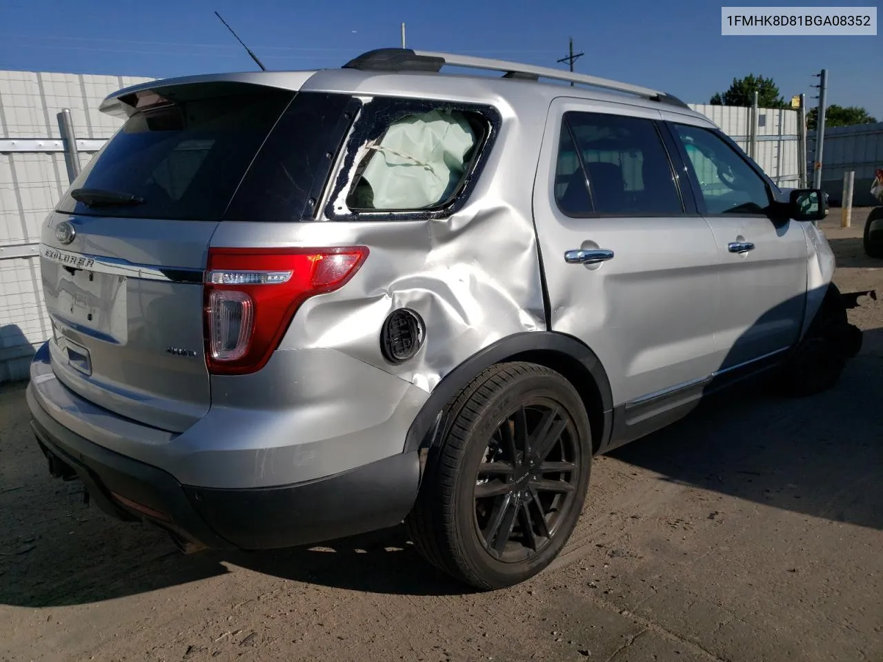 2011 Ford Explorer Xlt VIN: 1FMHK8D81BGA08352 Lot: 70313674