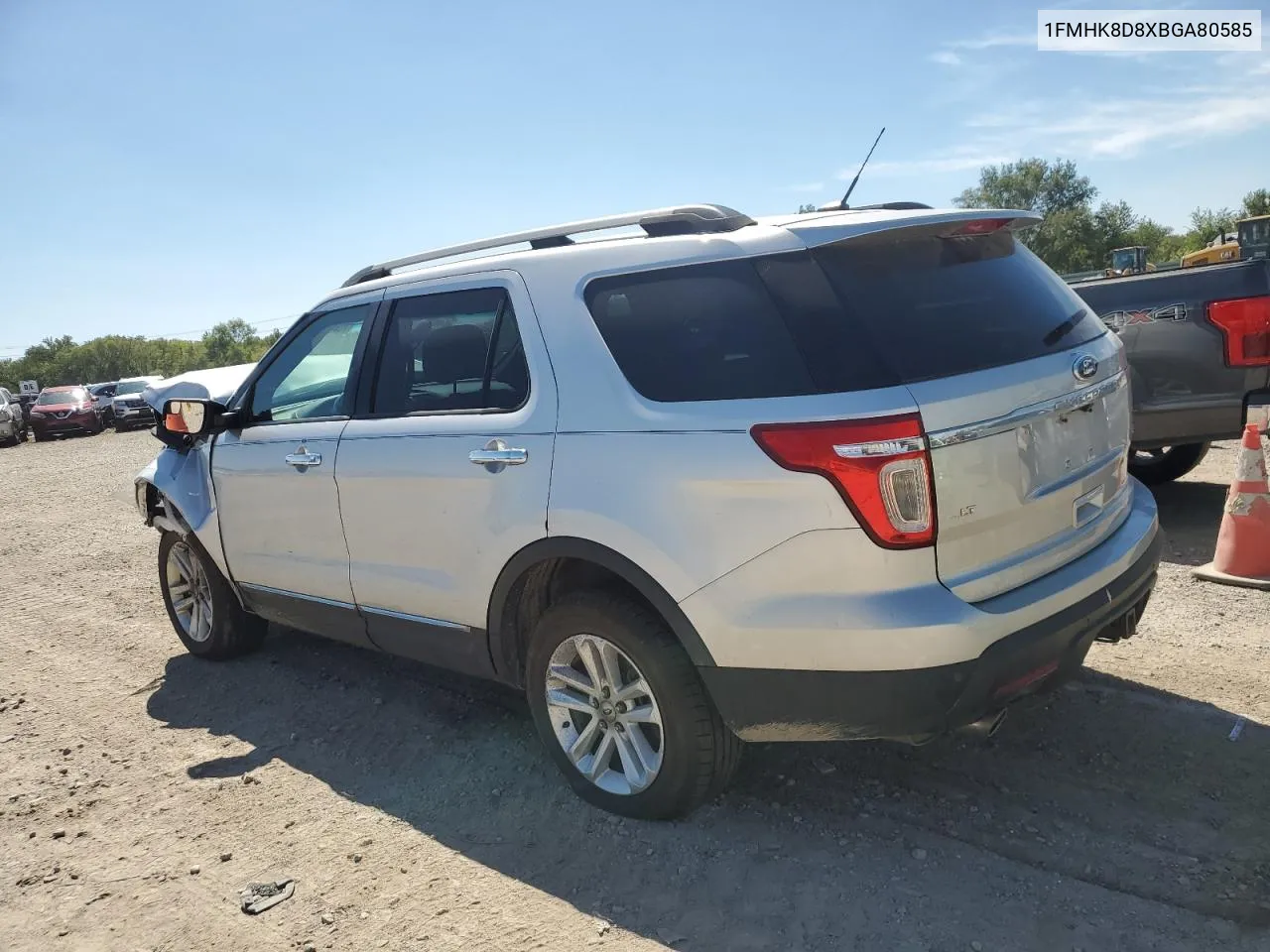 2011 Ford Explorer Xlt VIN: 1FMHK8D8XBGA80585 Lot: 70403894