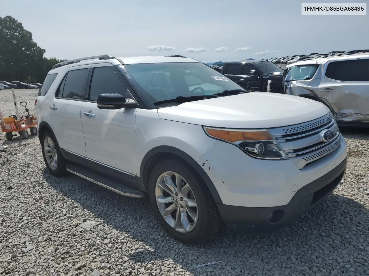 2011 Ford Explorer Xlt VIN: 1FMHK7D85BGA68435 Lot: 70436894