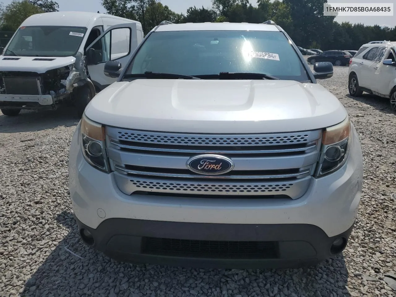 2011 Ford Explorer Xlt VIN: 1FMHK7D85BGA68435 Lot: 70436894