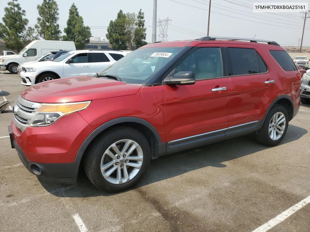 2011 Ford Explorer Xlt VIN: 1FMHK7D8XBGA25161 Lot: 70609654