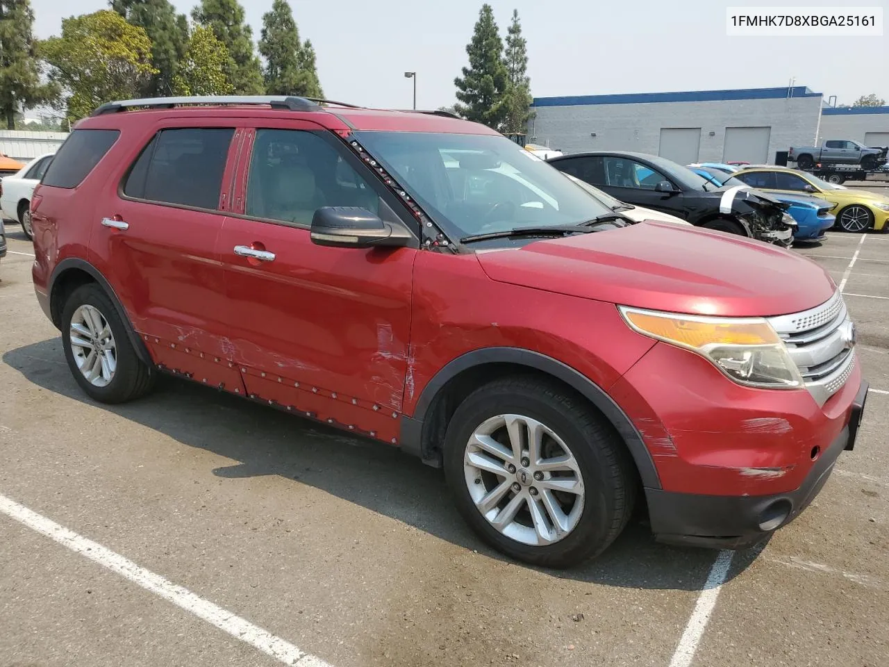 2011 Ford Explorer Xlt VIN: 1FMHK7D8XBGA25161 Lot: 70609654