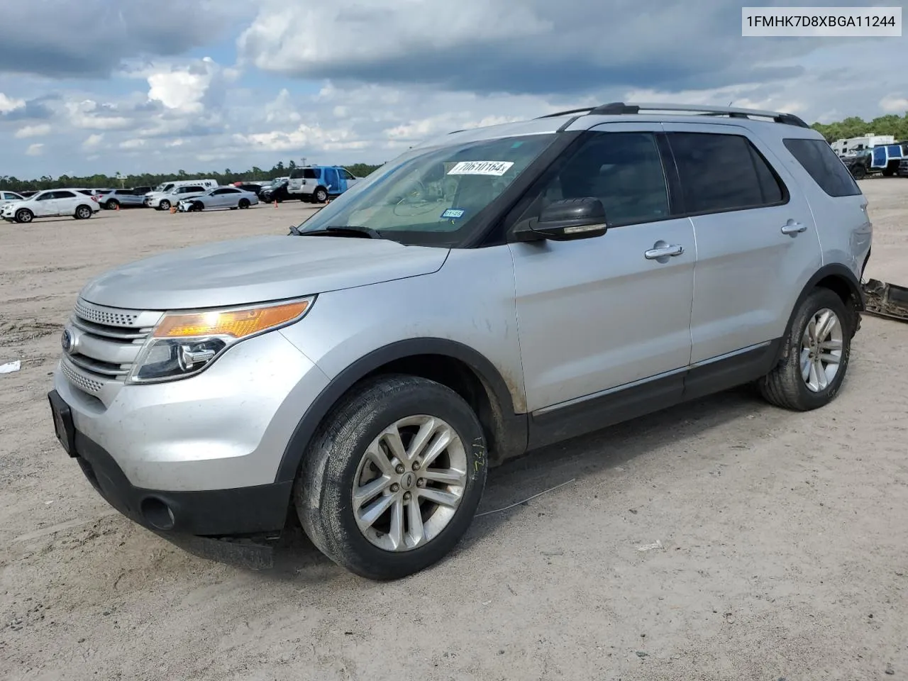 2011 Ford Explorer Xlt VIN: 1FMHK7D8XBGA11244 Lot: 70610164