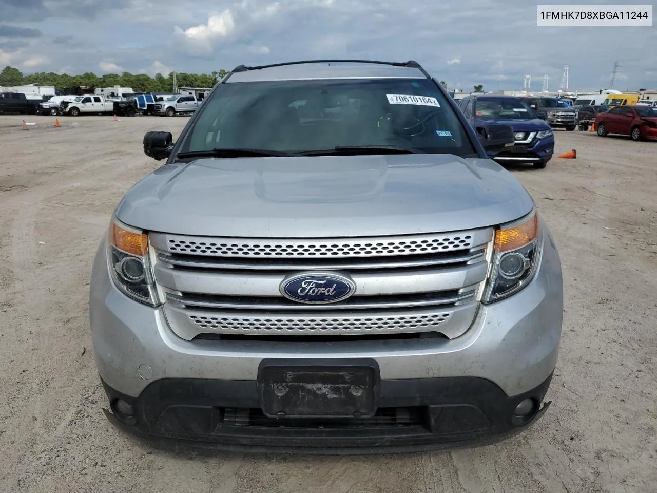 2011 Ford Explorer Xlt VIN: 1FMHK7D8XBGA11244 Lot: 70610164