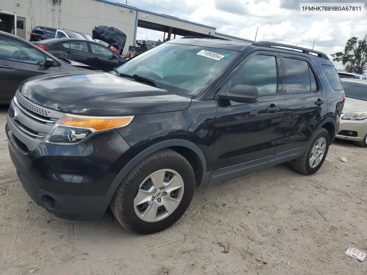 2011 Ford Explorer VIN: 1FMHK7B89BGA67811 Lot: 71093854