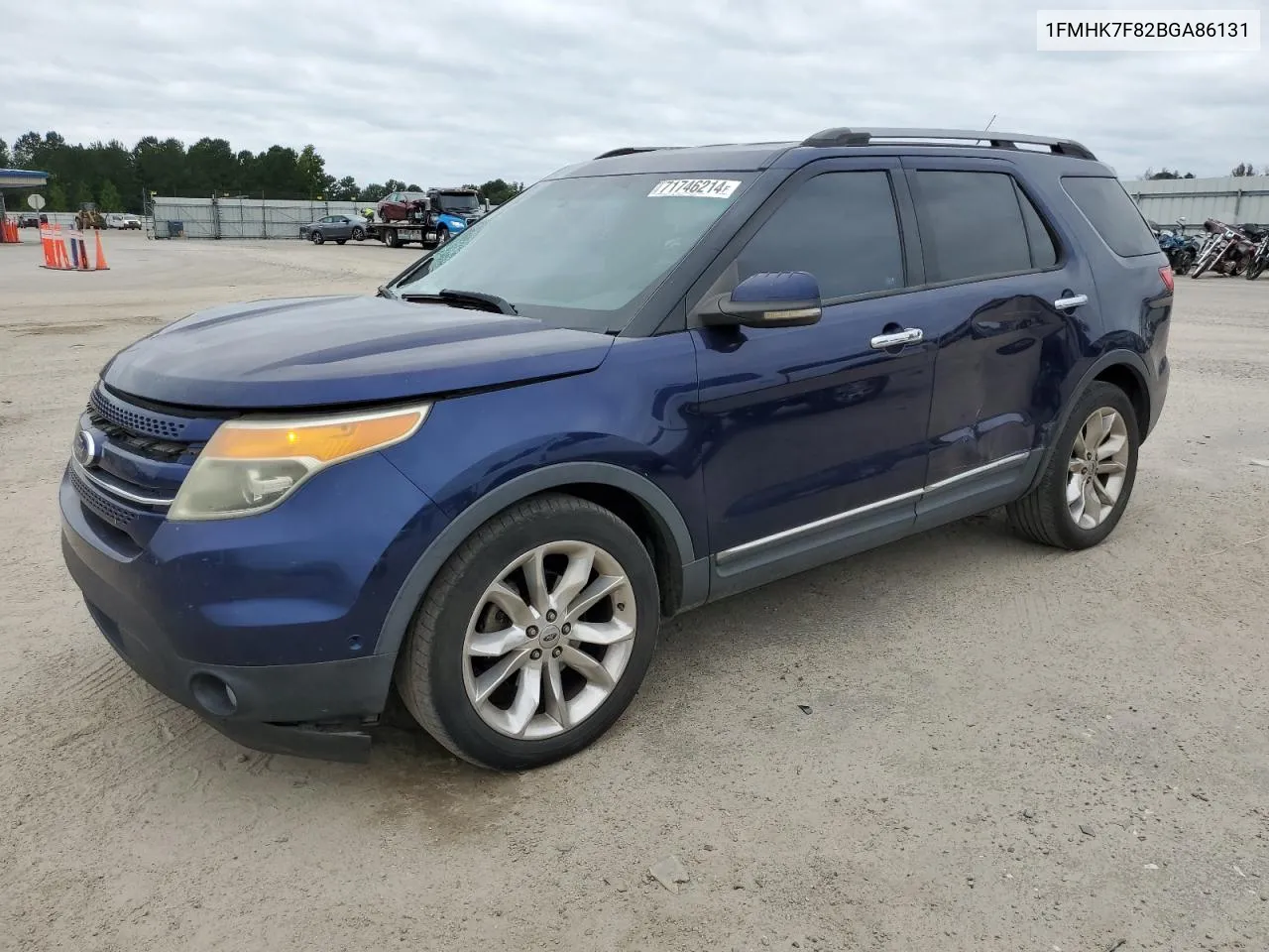 2011 Ford Explorer Limited VIN: 1FMHK7F82BGA86131 Lot: 71746214