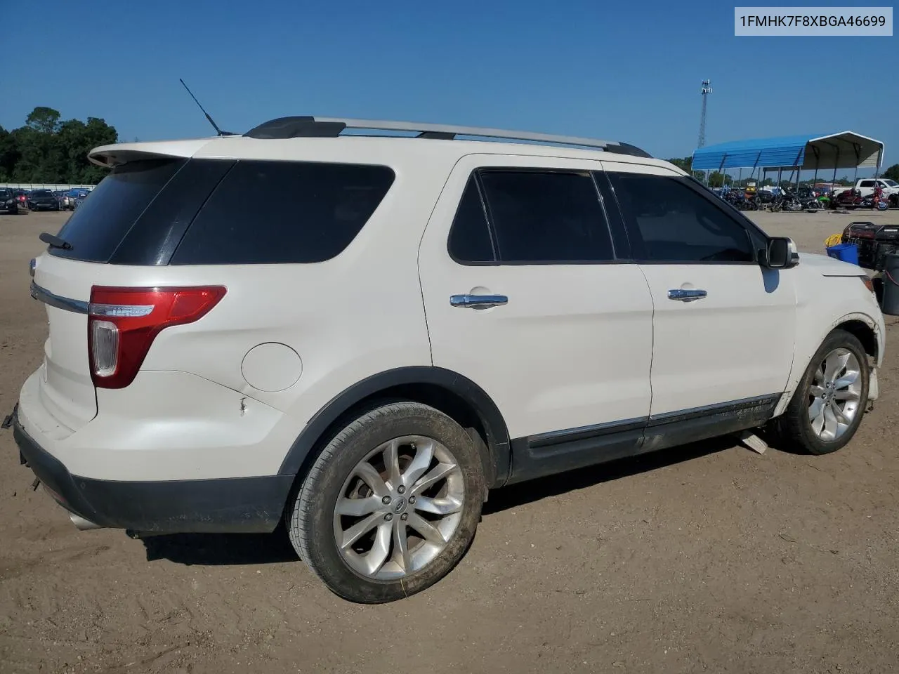 2011 Ford Explorer Limited VIN: 1FMHK7F8XBGA46699 Lot: 71992544