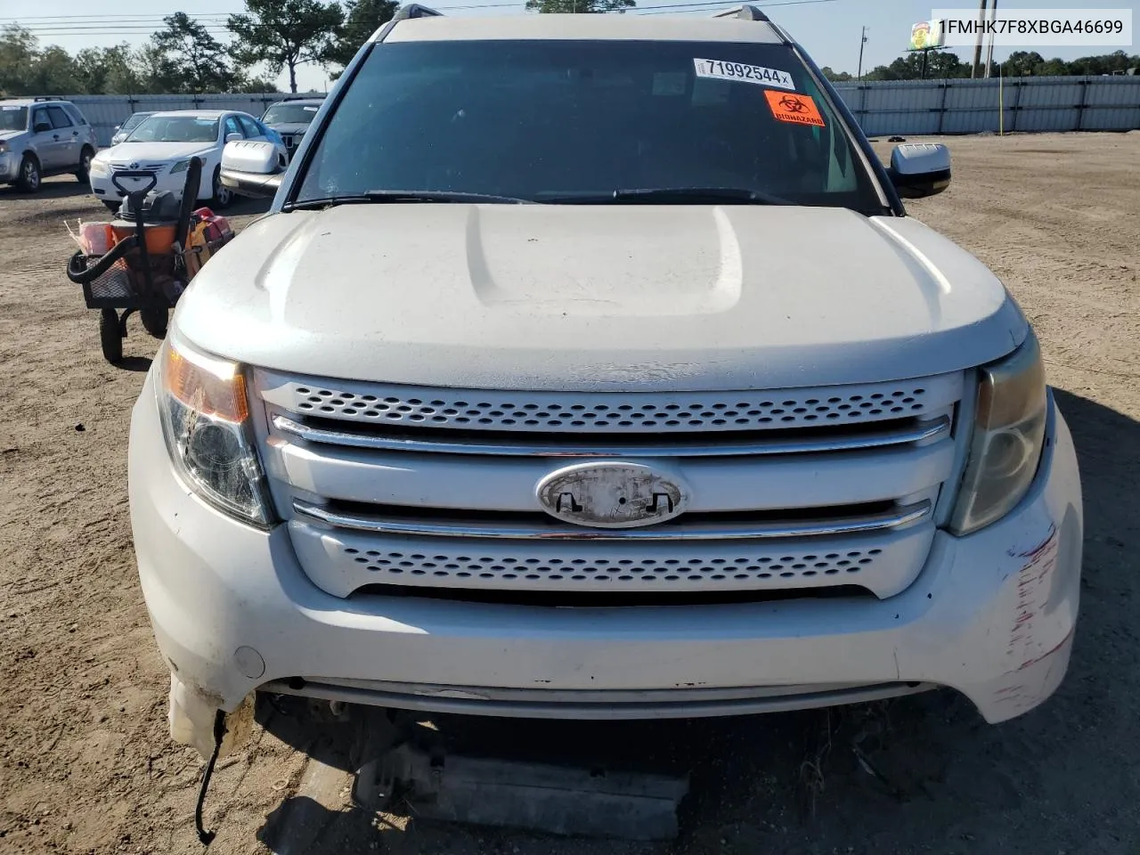 2011 Ford Explorer Limited VIN: 1FMHK7F8XBGA46699 Lot: 71992544