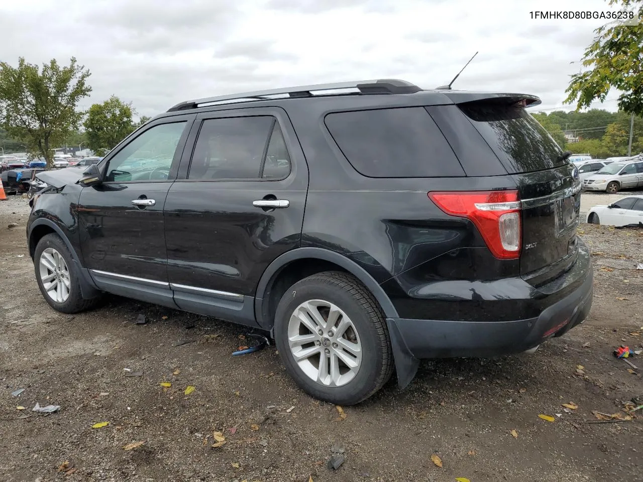 2011 Ford Explorer Xlt VIN: 1FMHK8D80BGA36238 Lot: 72775914