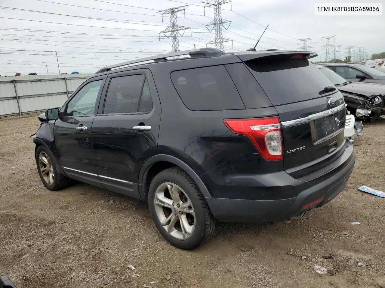 2011 Ford Explorer Limited VIN: 1FMHK8F85BGA59866 Lot: 73015474