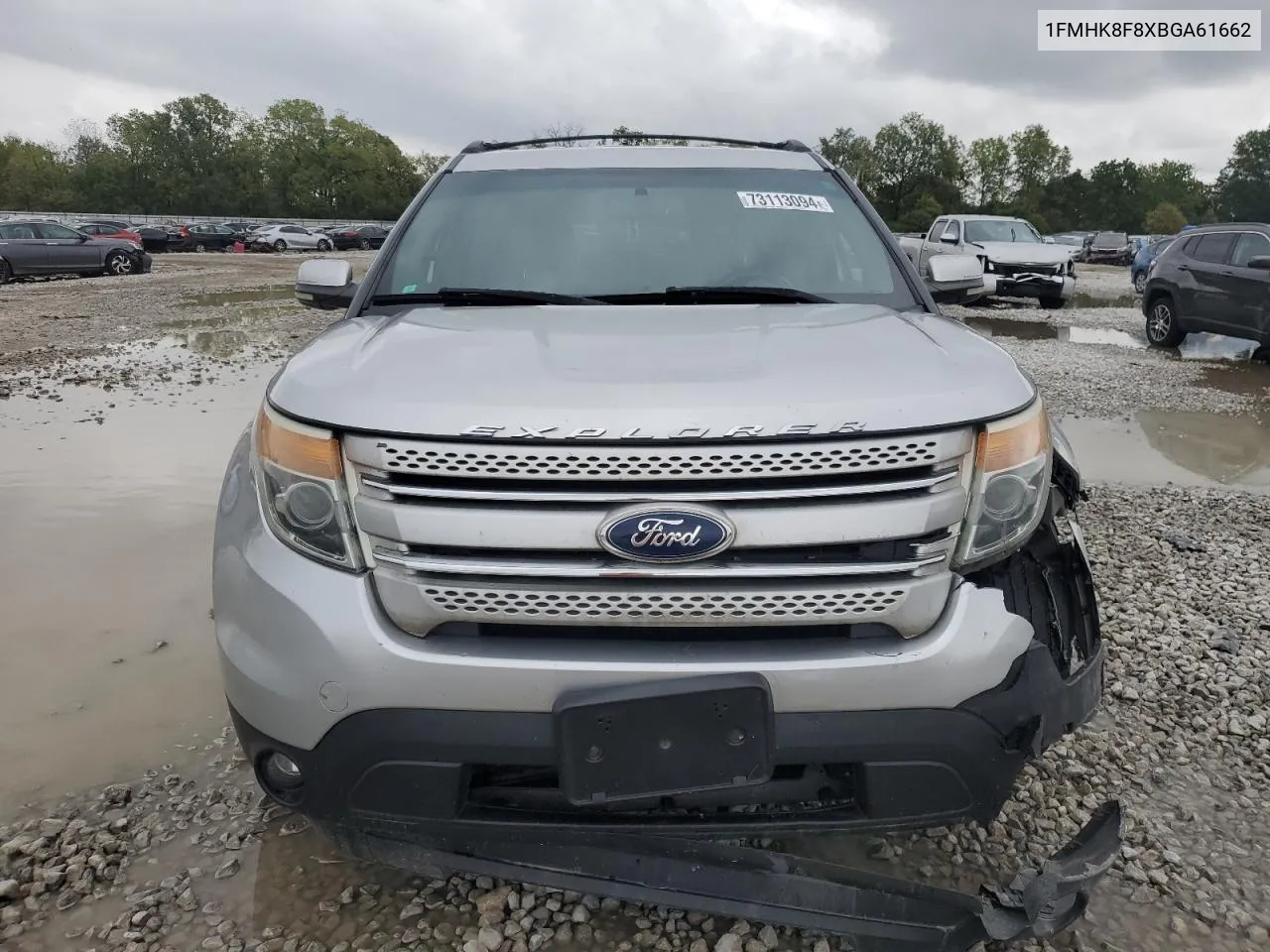 2011 Ford Explorer Limited VIN: 1FMHK8F8XBGA61662 Lot: 73113094