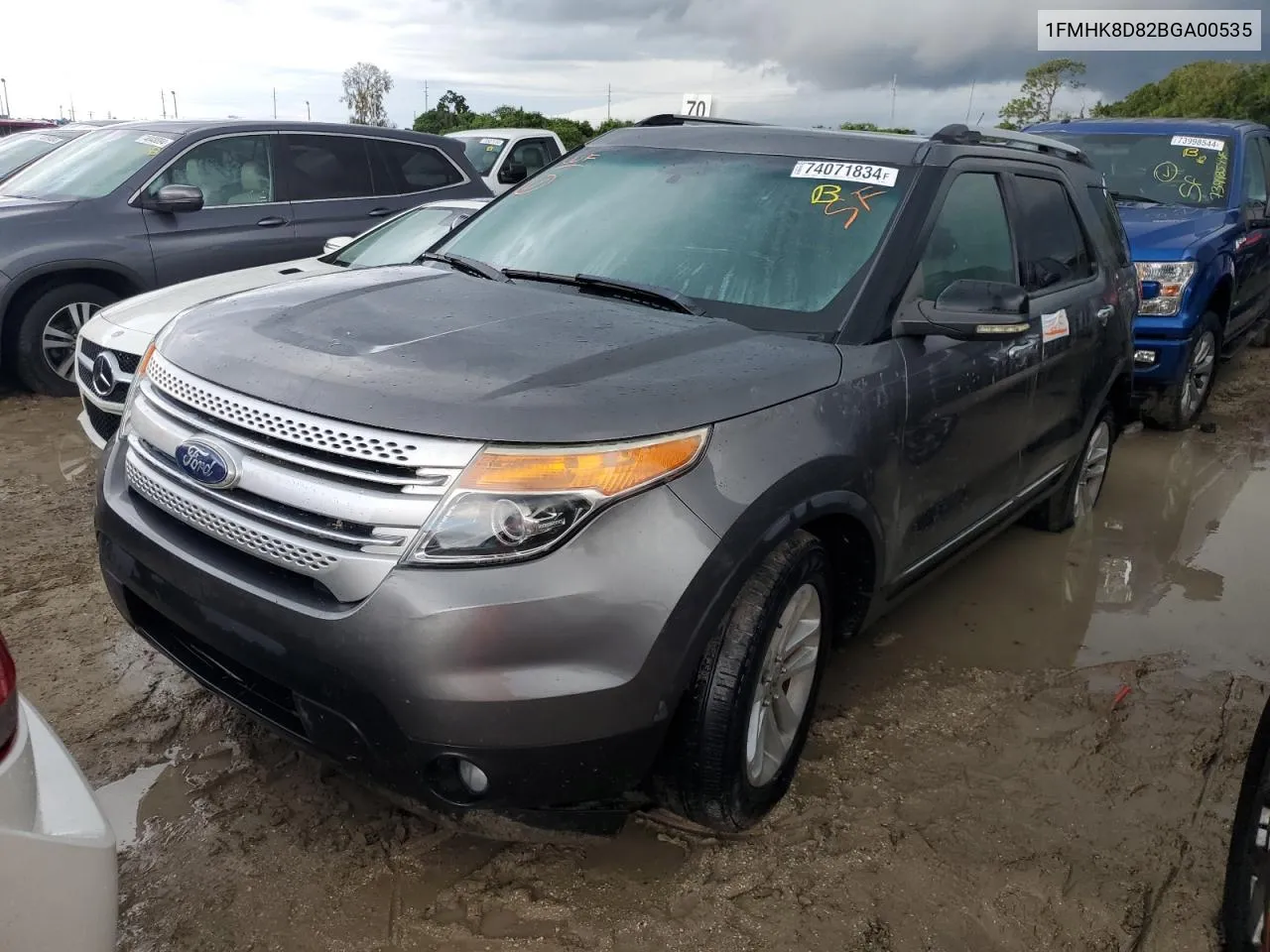 2011 Ford Explorer Xlt VIN: 1FMHK8D82BGA00535 Lot: 74071834