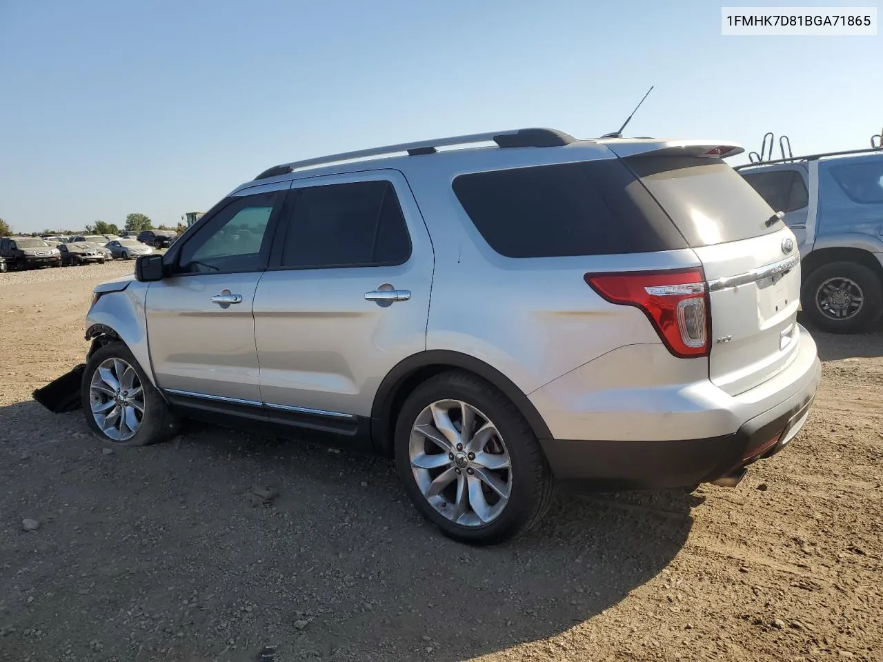 2011 Ford Explorer Xlt VIN: 1FMHK7D81BGA71865 Lot: 75180284