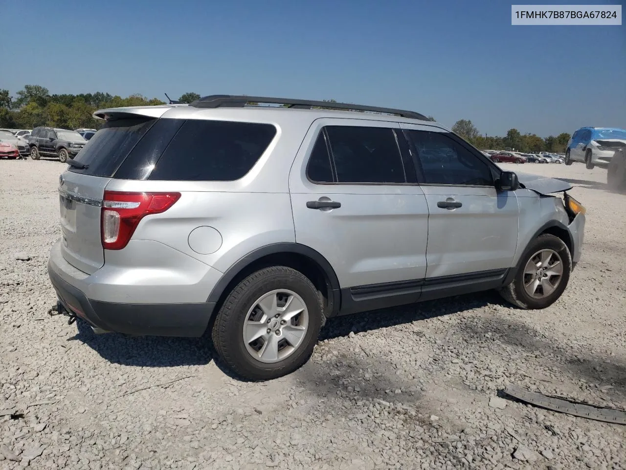 2011 Ford Explorer VIN: 1FMHK7B87BGA67824 Lot: 75298414