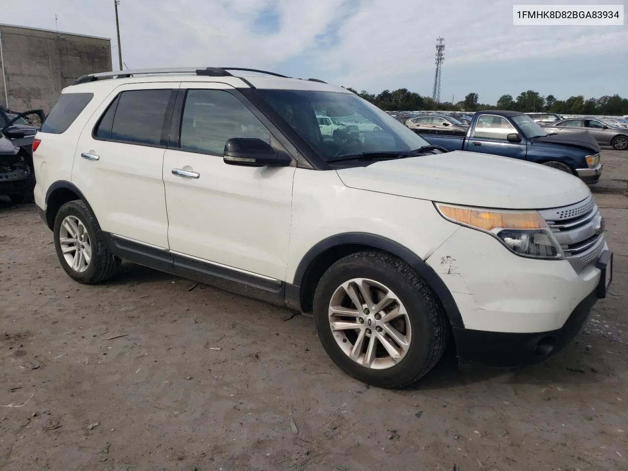 2011 Ford Explorer Xlt VIN: 1FMHK8D82BGA83934 Lot: 75813934