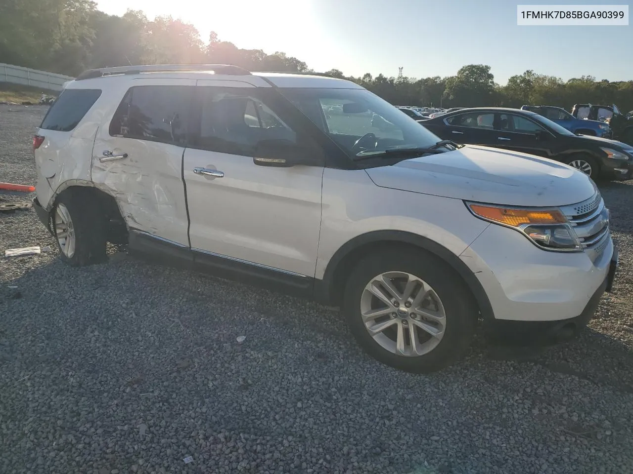 2011 Ford Explorer Xlt VIN: 1FMHK7D85BGA90399 Lot: 75879704