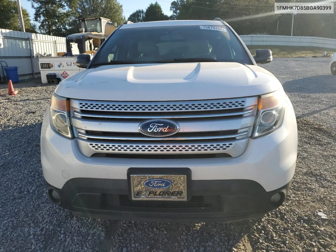 2011 Ford Explorer Xlt VIN: 1FMHK7D85BGA90399 Lot: 75879704