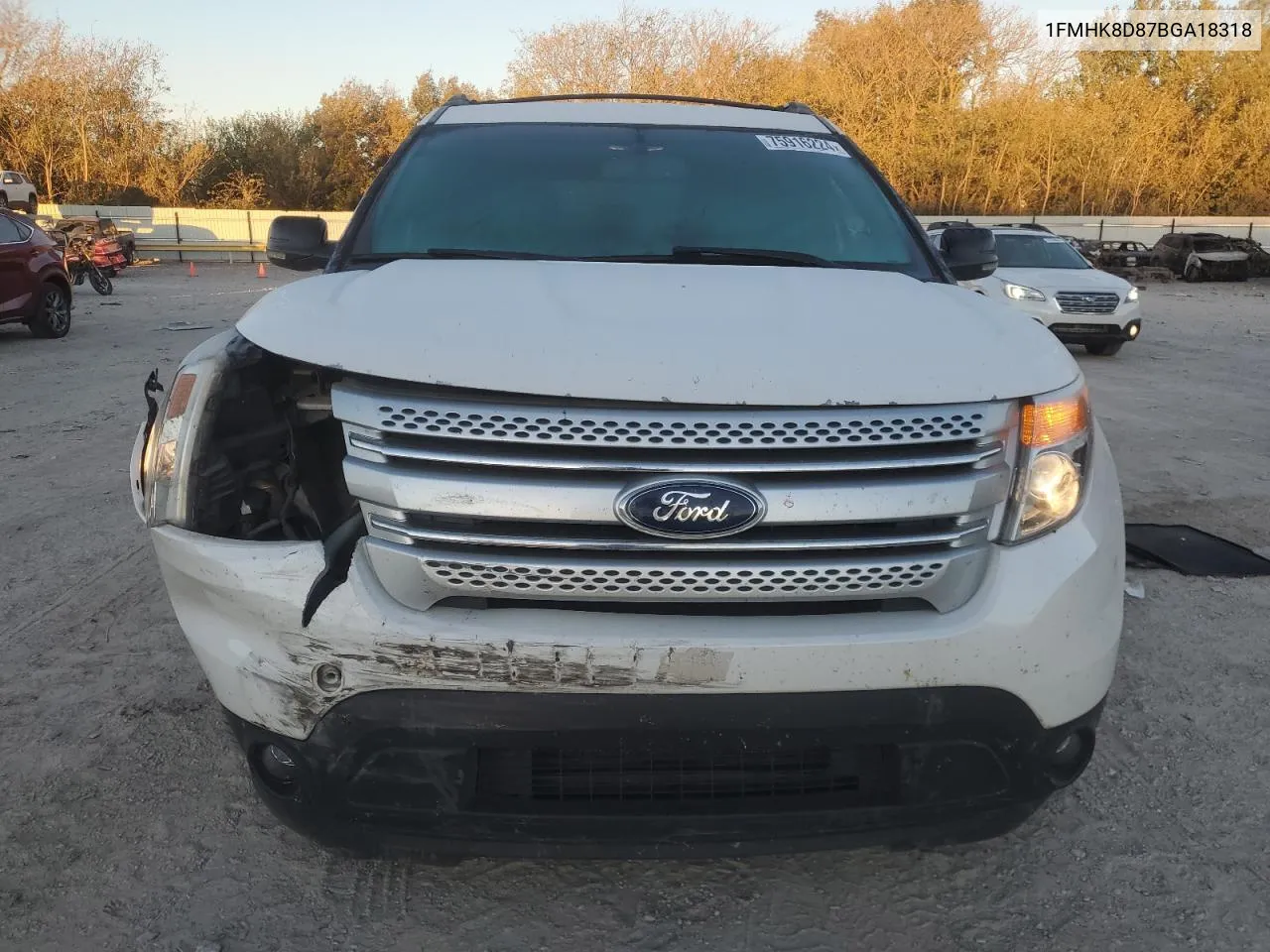 2011 Ford Explorer Xlt VIN: 1FMHK8D87BGA18318 Lot: 75916224