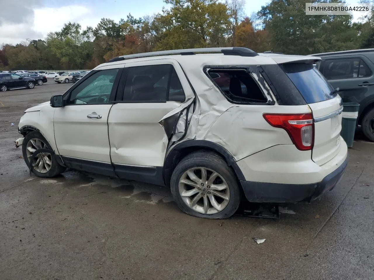 2011 Ford Explorer Xlt VIN: 1FMHK8D81BGA42226 Lot: 75964814