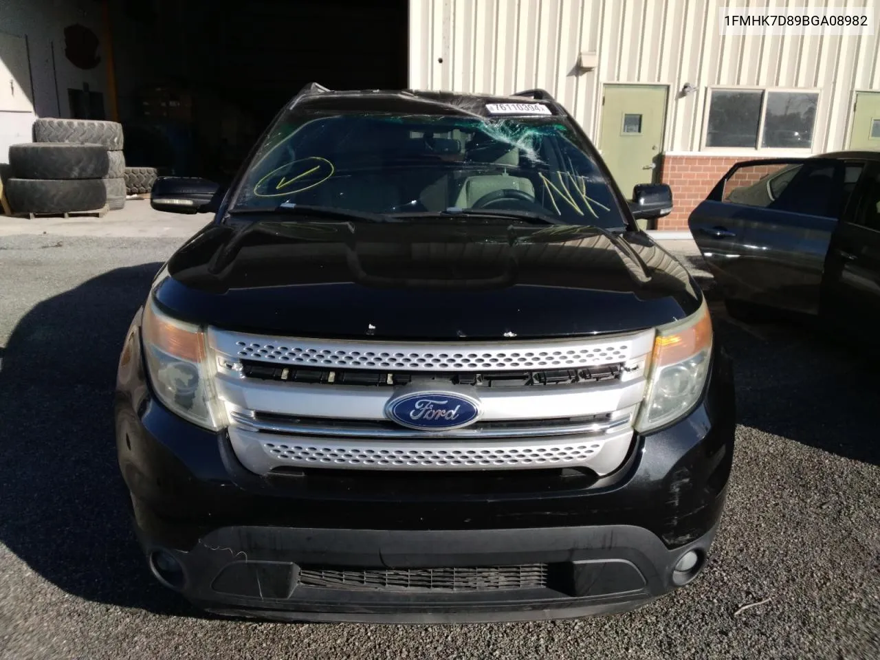 2011 Ford Explorer Xlt VIN: 1FMHK7D89BGA08982 Lot: 76110394