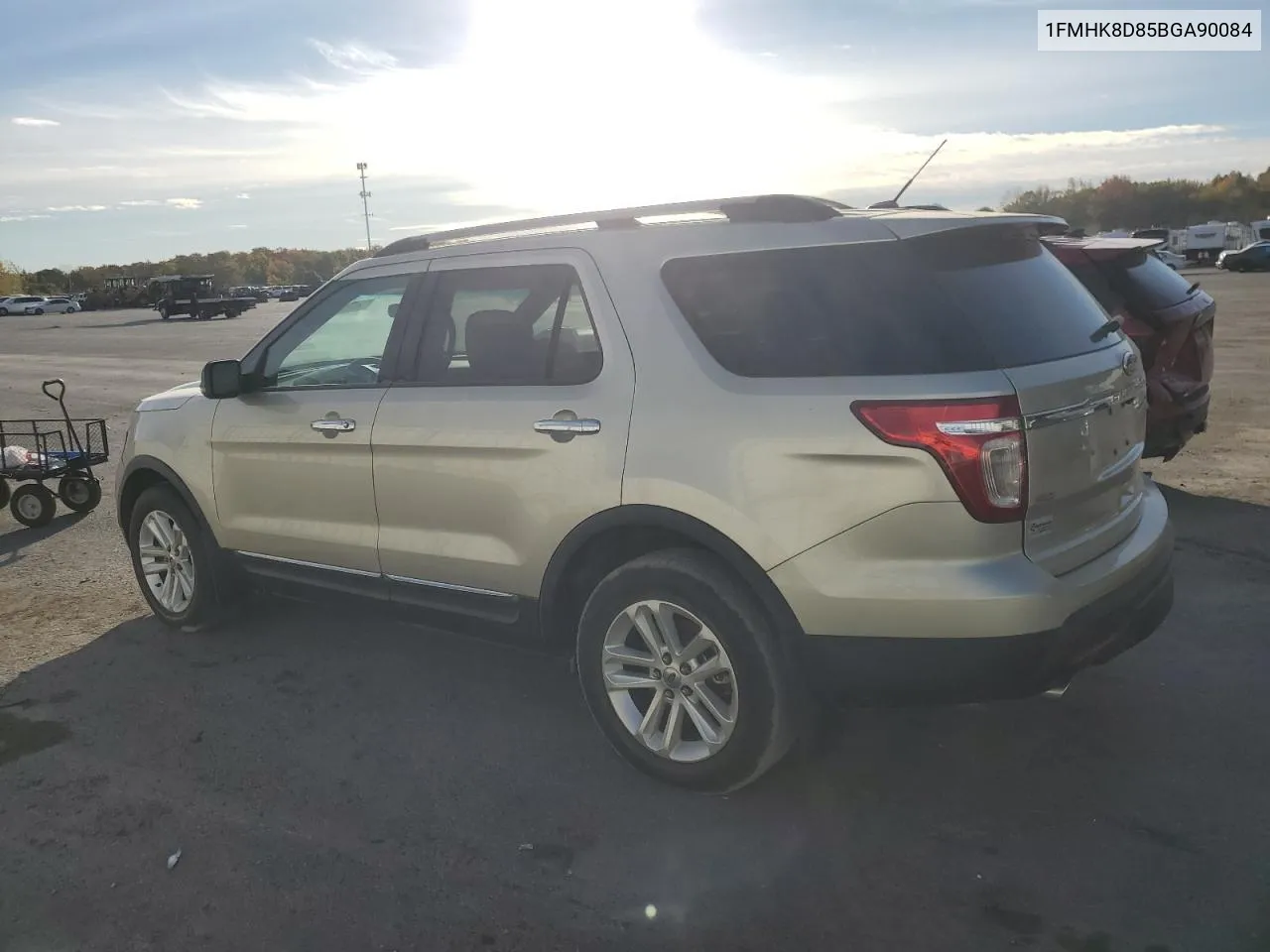 2011 Ford Explorer Xlt VIN: 1FMHK8D85BGA90084 Lot: 76137434