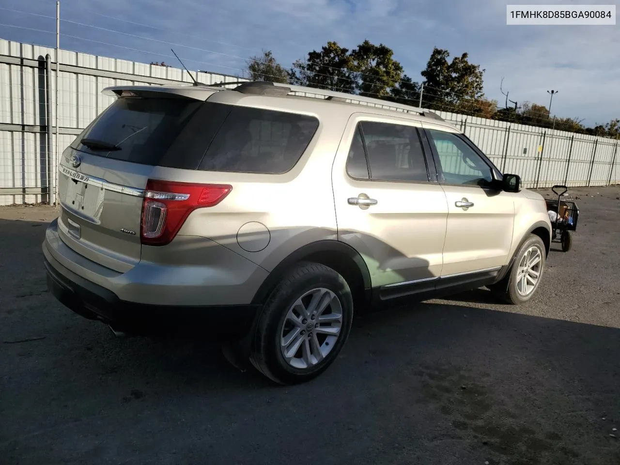 2011 Ford Explorer Xlt VIN: 1FMHK8D85BGA90084 Lot: 76137434