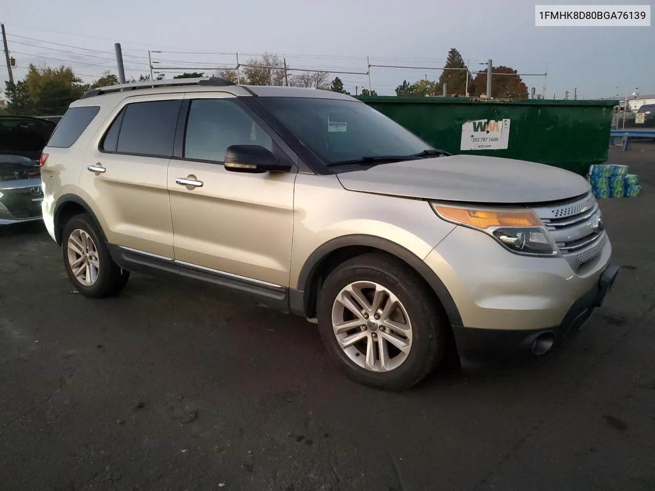 2011 Ford Explorer Xlt VIN: 1FMHK8D80BGA76139 Lot: 76148364