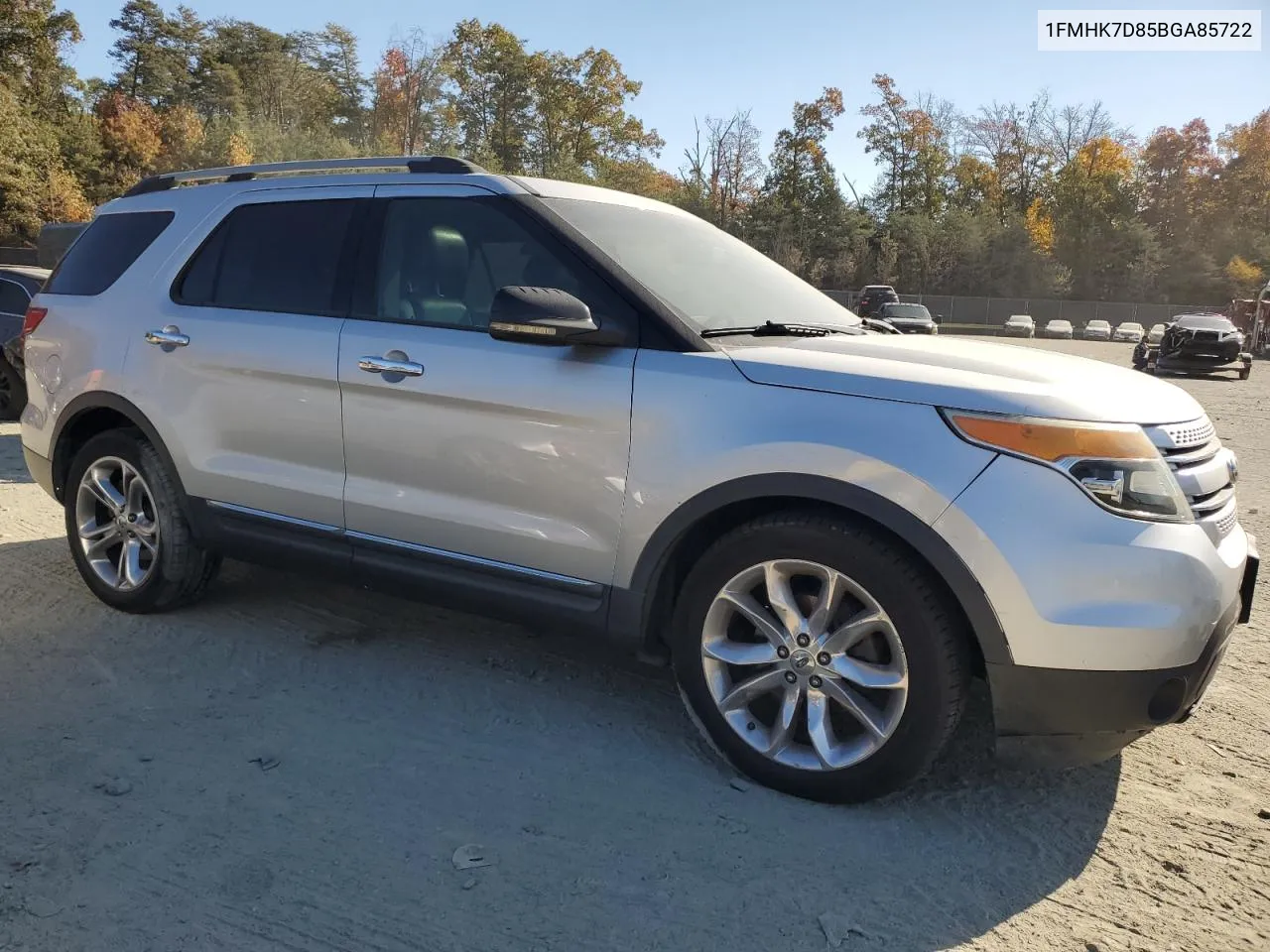 2011 Ford Explorer Xlt VIN: 1FMHK7D85BGA85722 Lot: 76372924