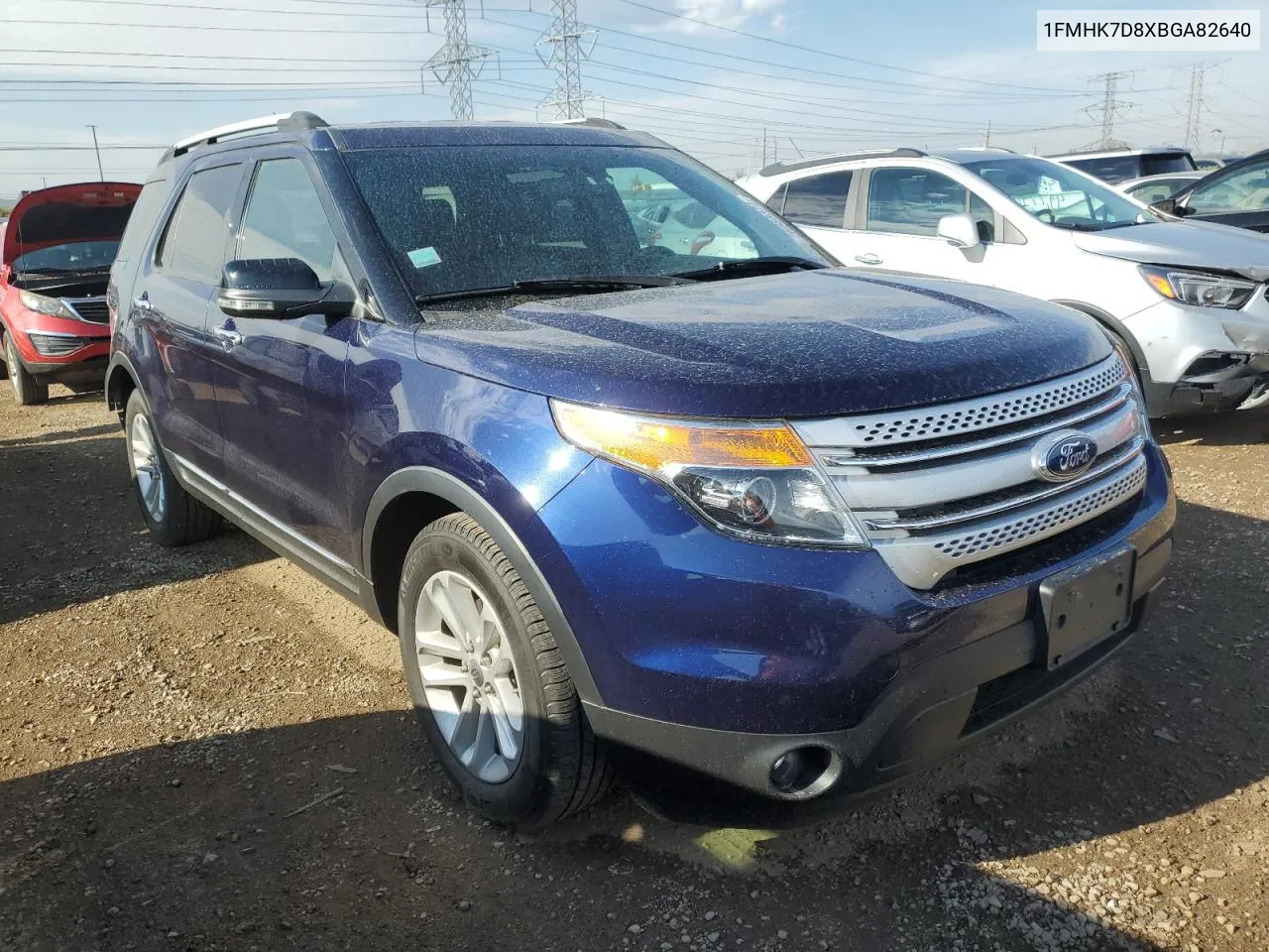 2011 Ford Explorer Xlt VIN: 1FMHK7D8XBGA82640 Lot: 76668374