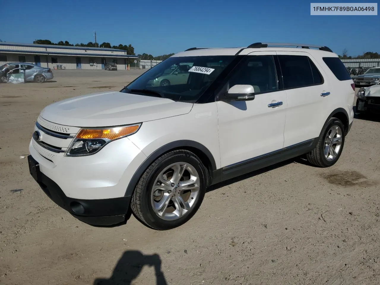 2011 Ford Explorer Limited VIN: 1FMHK7F89BGA06498 Lot: 76864294