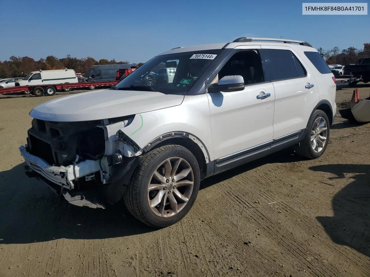 2011 Ford Explorer Limited VIN: 1FMHK8F84BGA41701 Lot: 76975144