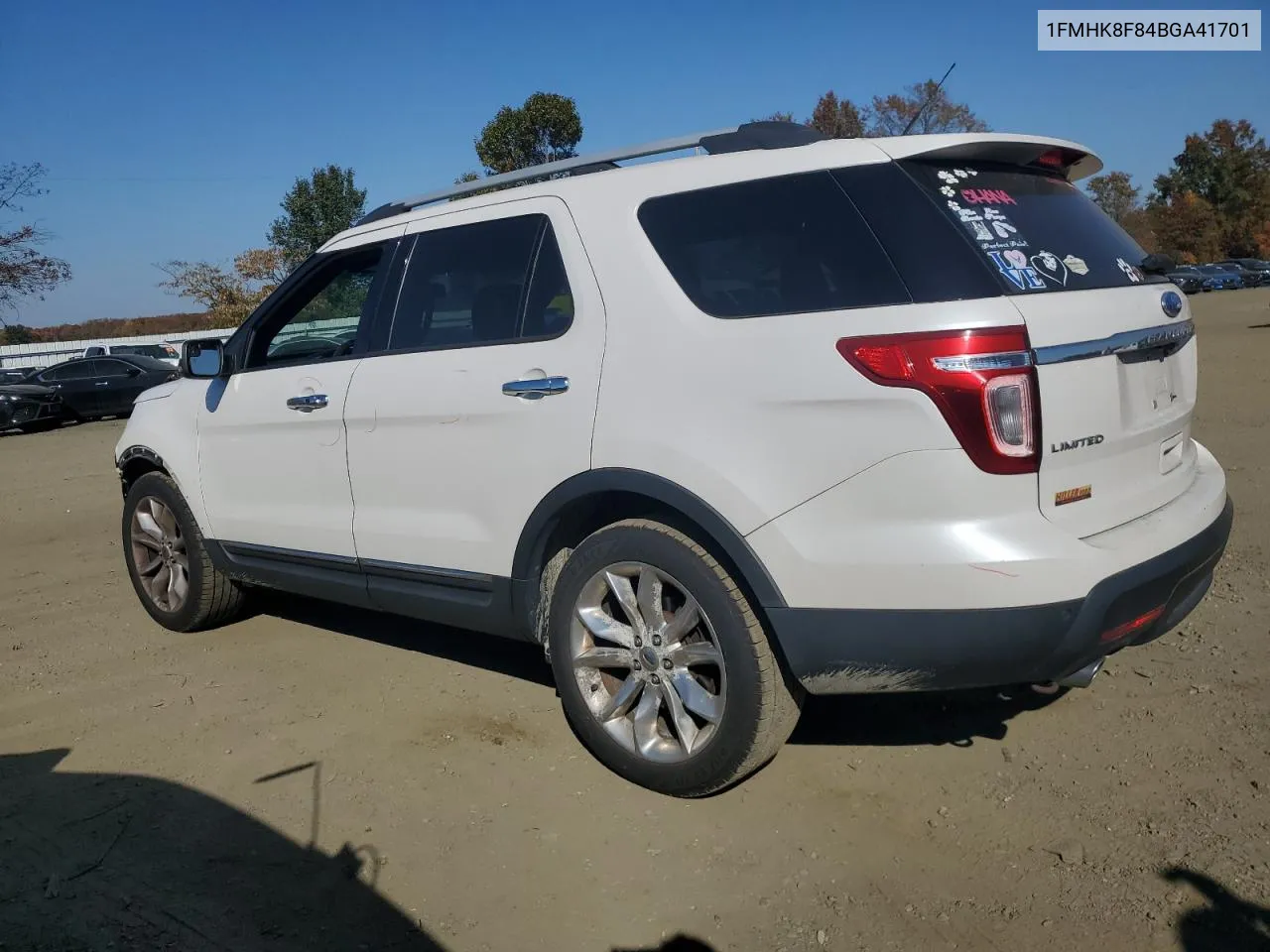 2011 Ford Explorer Limited VIN: 1FMHK8F84BGA41701 Lot: 76975144