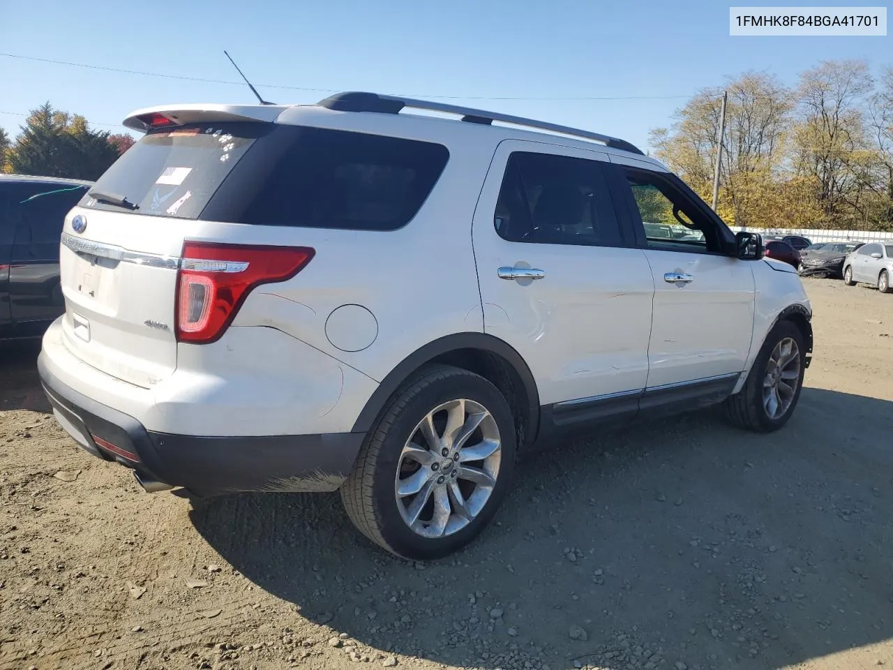 2011 Ford Explorer Limited VIN: 1FMHK8F84BGA41701 Lot: 76975144