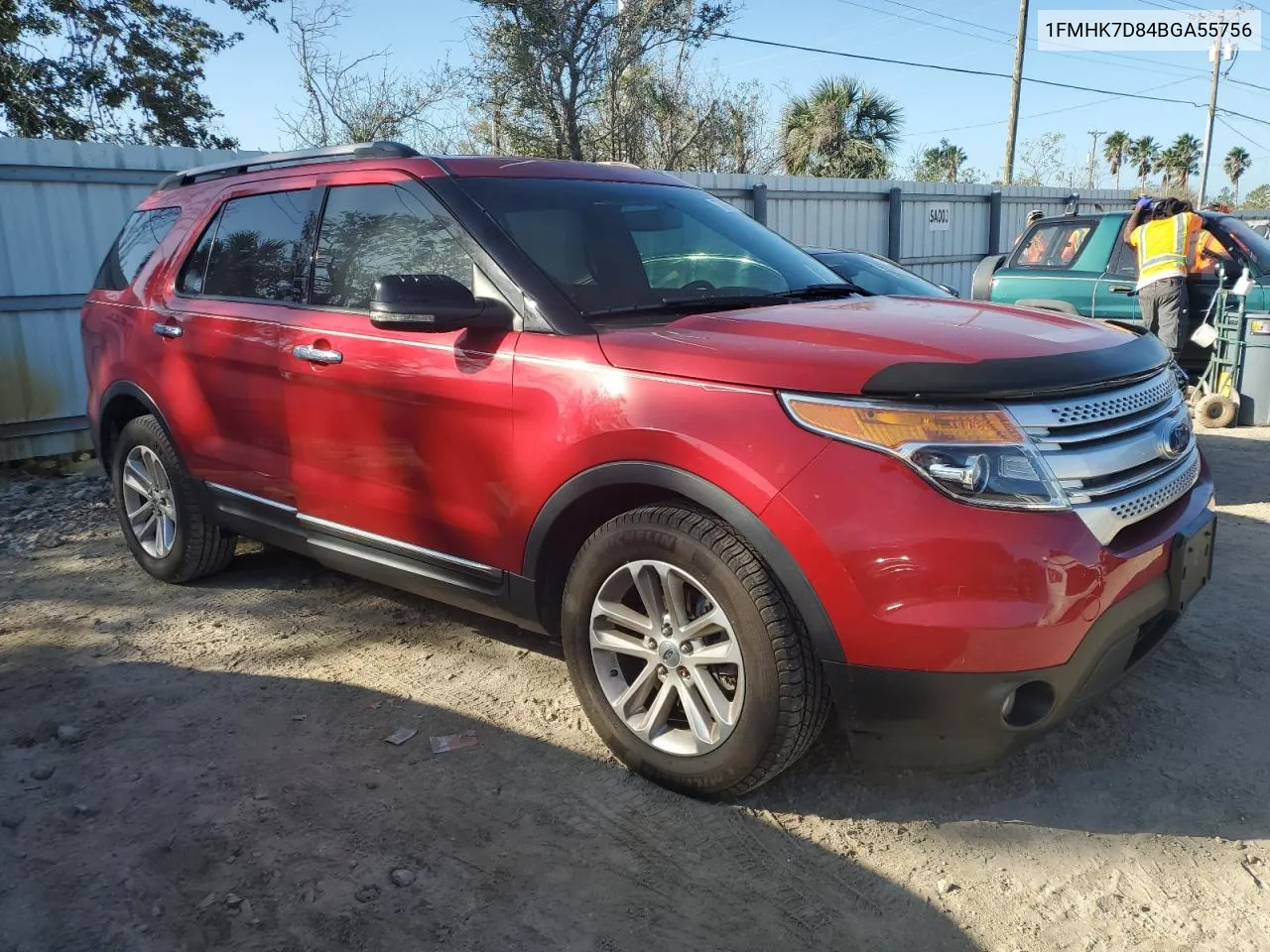 2011 Ford Explorer Xlt VIN: 1FMHK7D84BGA55756 Lot: 77472324