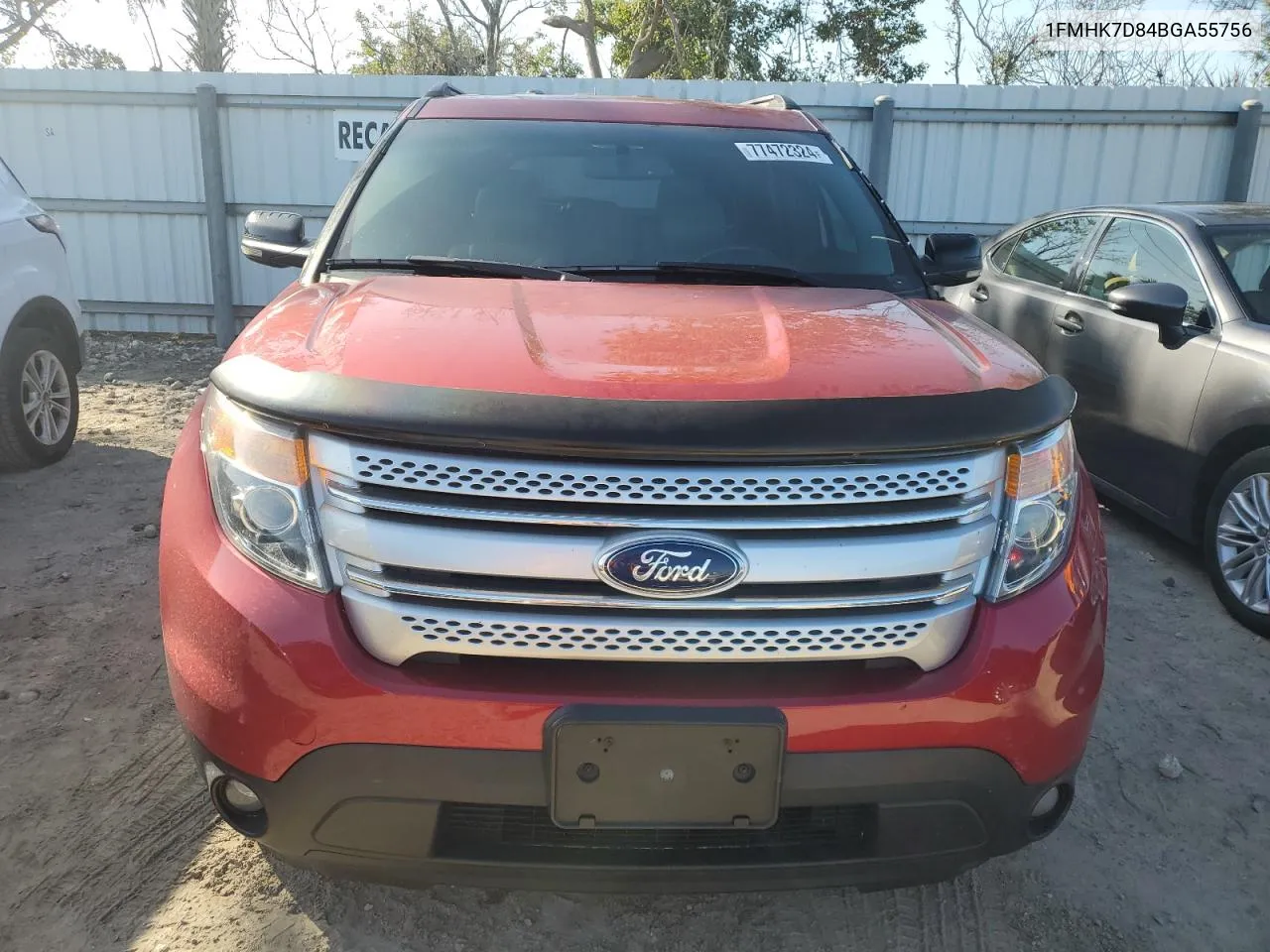 2011 Ford Explorer Xlt VIN: 1FMHK7D84BGA55756 Lot: 77472324