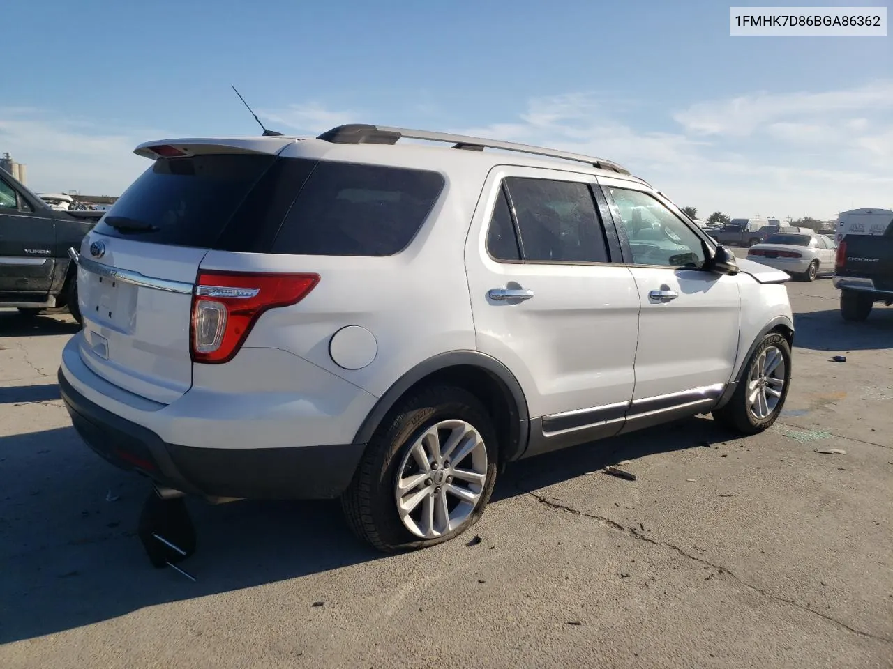 2011 Ford Explorer Xlt VIN: 1FMHK7D86BGA86362 Lot: 77478404