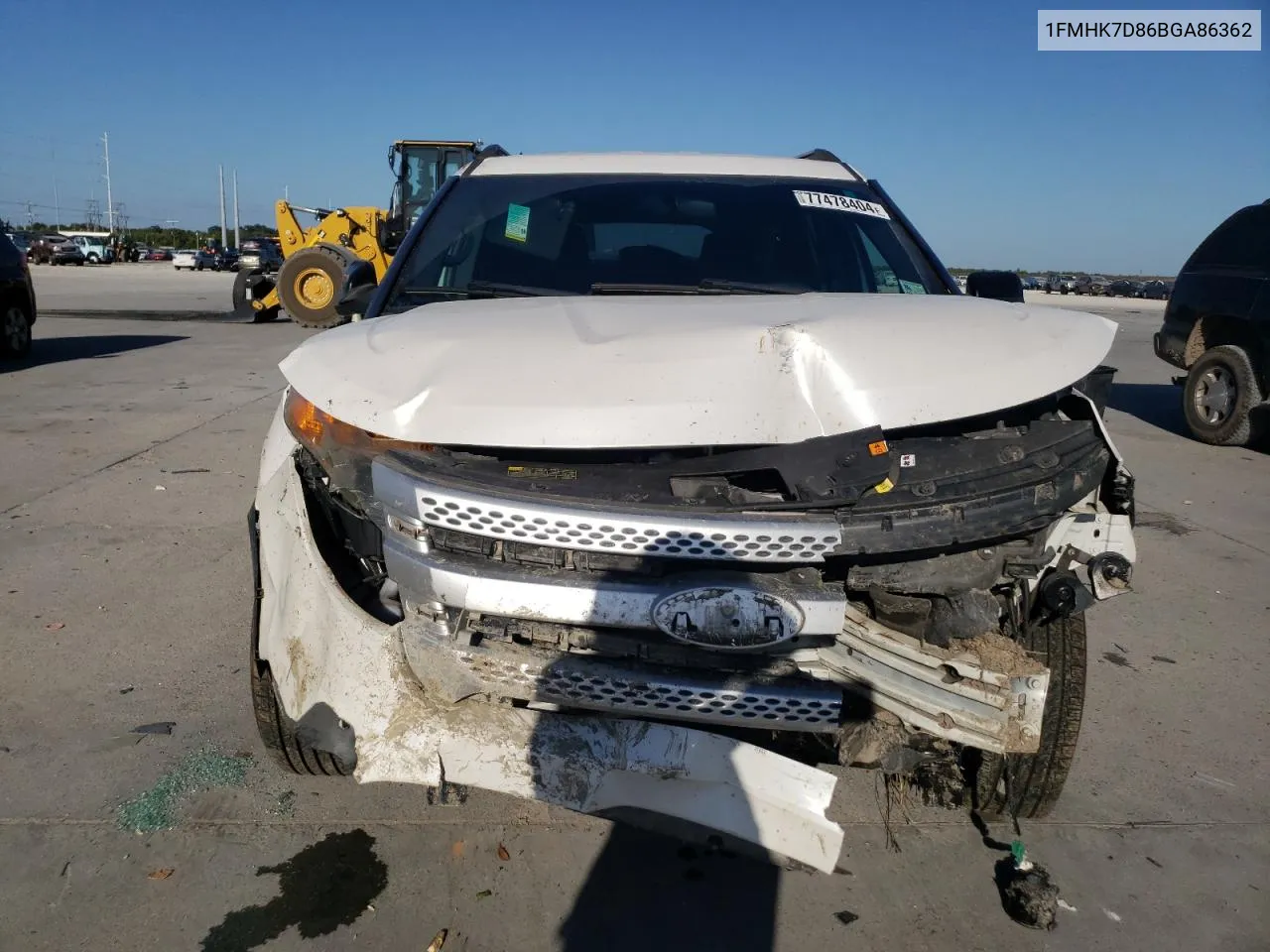 2011 Ford Explorer Xlt VIN: 1FMHK7D86BGA86362 Lot: 77478404