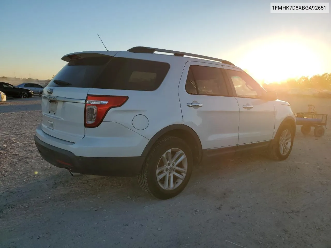 2011 Ford Explorer Xlt VIN: 1FMHK7D8XBGA92651 Lot: 77979254